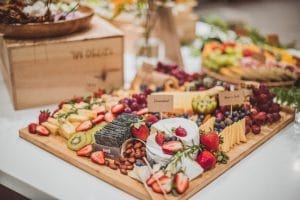 14784Gourmet Cheese & Fruit Platter