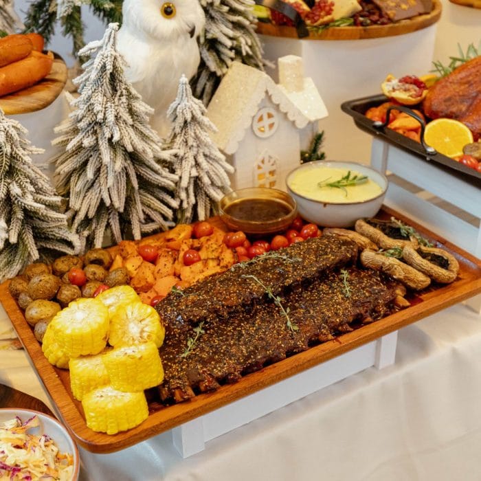 Christmas Day Feast Set Menu with Guinness Baby Back Ribs (from $900 for 20pax) (1 Nov-1 Jan 2024)