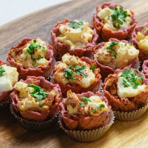 10573Egg Truffle Waffle Tartlet