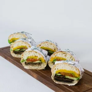 11060Meaty Roasted Portobello Ciabatta Sandwich