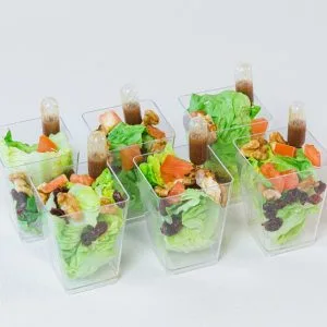 11067Mesclun Salad Cups with Balsamic Vinaigrette