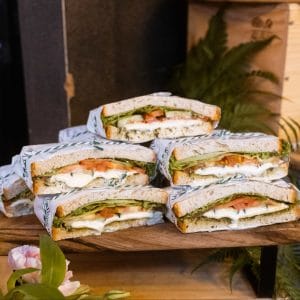 11298Pesto with Seasonal Greens Wholemeal Sandwich