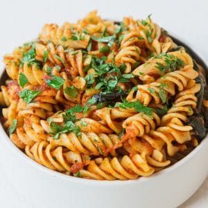 Fusilli with Tomato & Basil