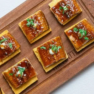 11834Yuzu Infused Grilled Unagi on Toasted Butter Brioche