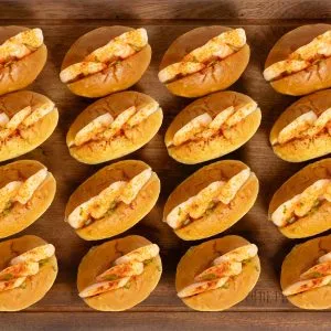 11044Lime-dill Prawn Fiesta Mini Brioche