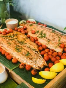 11220Oven-baked Salmon