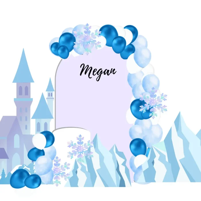 Snow Princess Backdrop