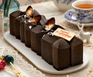 Midnight Tropics Chocolate Log Cake (~1kg)