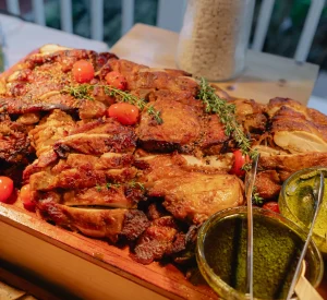 11402Rustic Grilled Chicken Thigh with Furikake