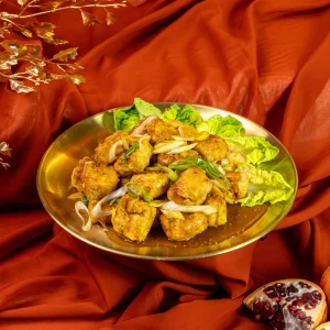 Fragrant Wok-Fried Tau Kwa with Leek in Superior Soy