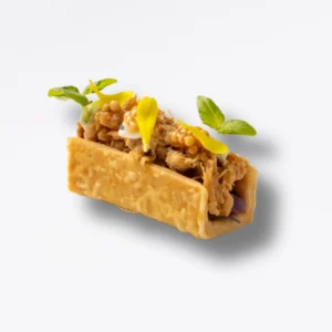 Apple-Brandy Pulled Pork Mille-Feuille