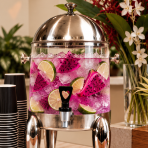 Dragon Fruit & Lime Infused Water