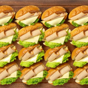Turkey Ham & Cheese Mini Brioche